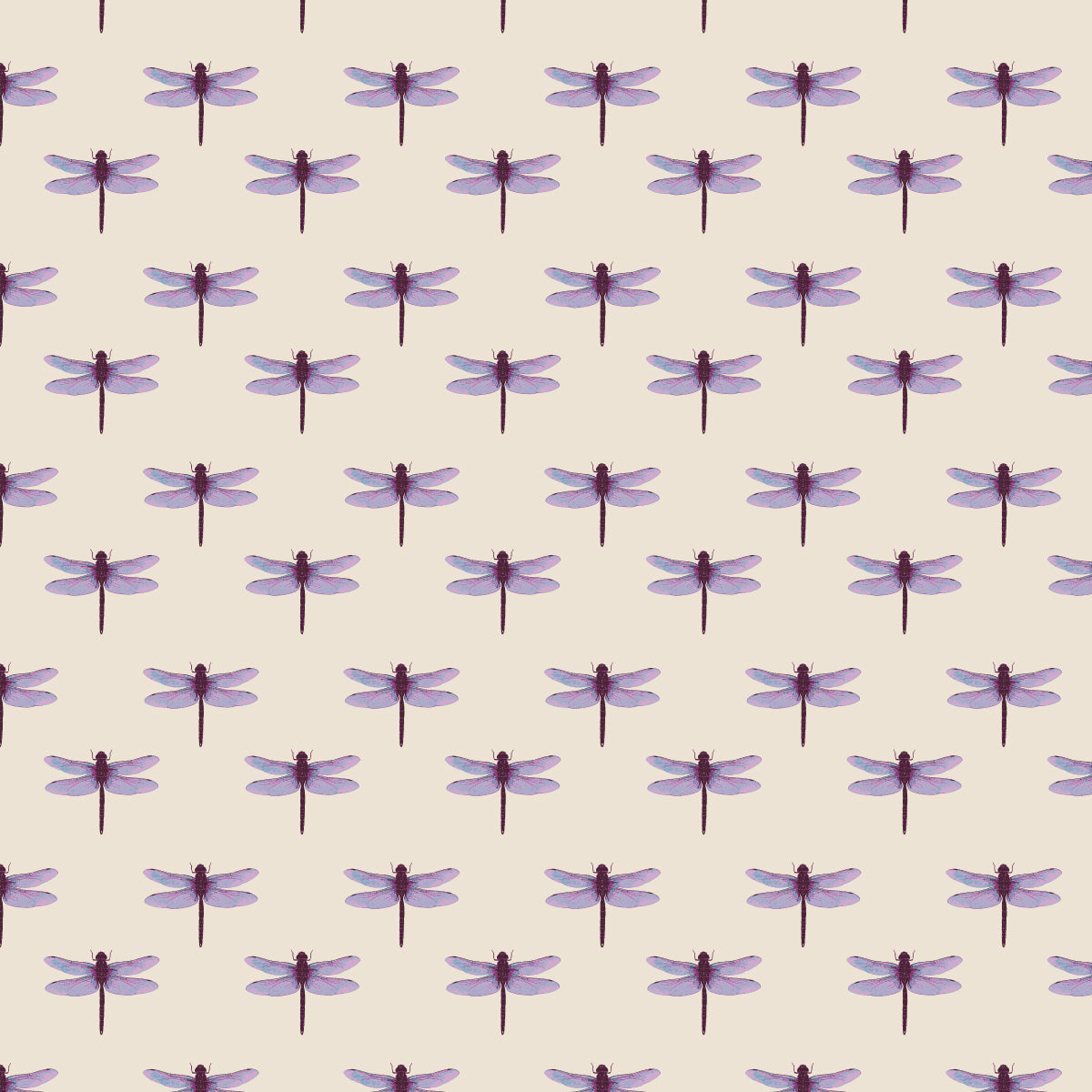Dragonfly Lavender Wallpaper