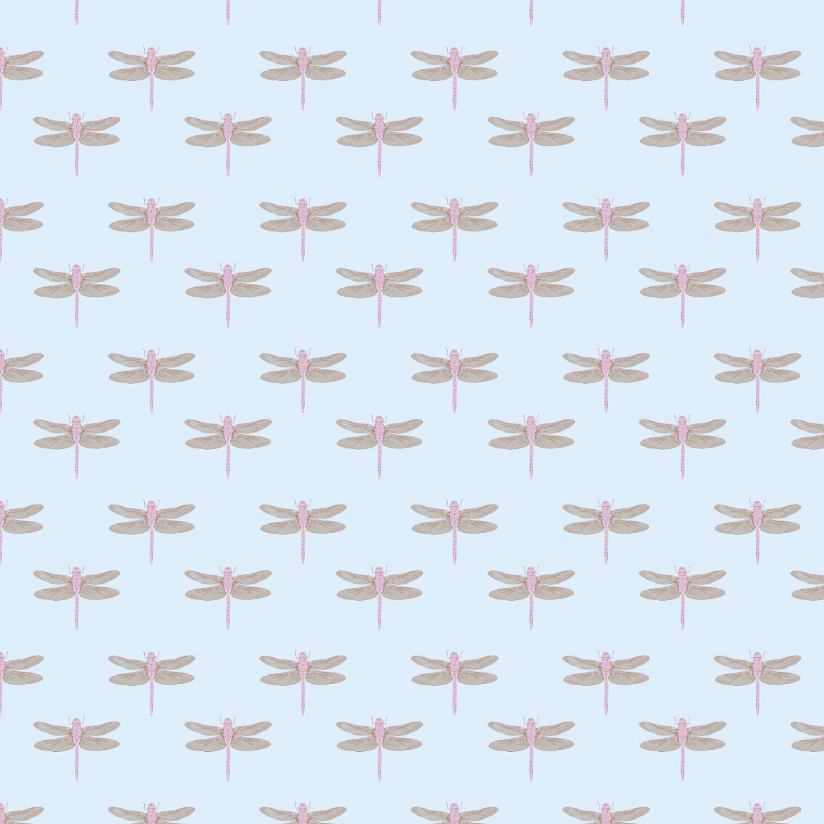 Dragonfly Light Blue Wallpaper