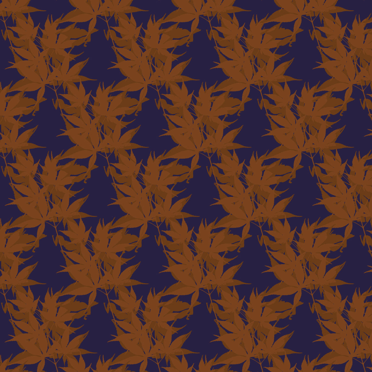 Mary Maple Plum Wallpaper