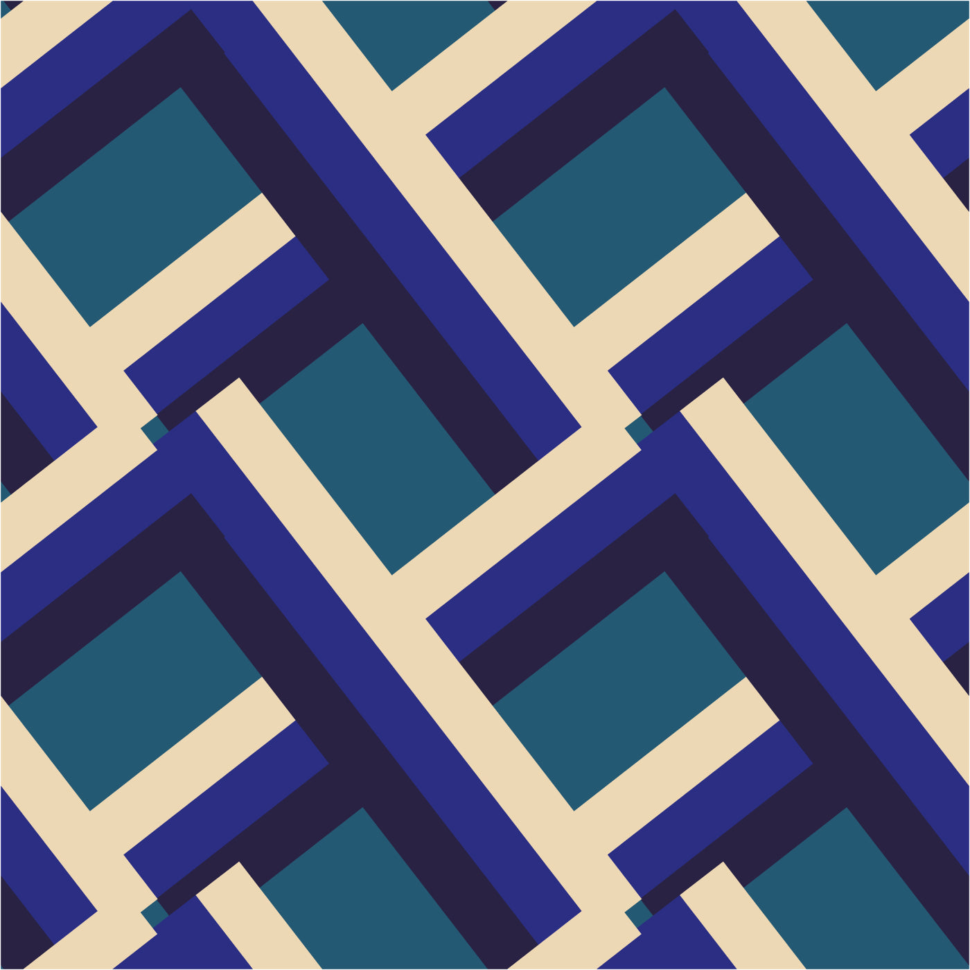 Grid Blue Wallpaper